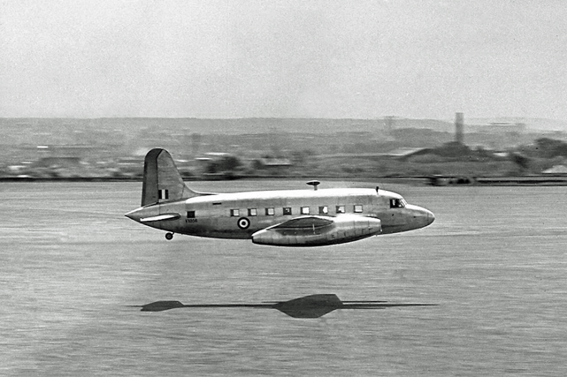 This prototype Viking was the world's first jet-powered transport aeroplane