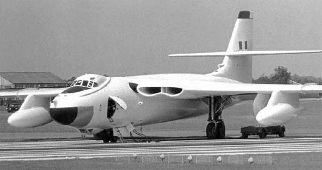 The four-jet Vickers Valiant bomber