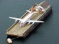 British Columbia Institute of Technology on a barge.