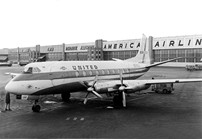 Photo of United Air Lines Viscount N7413