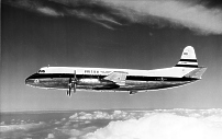 Exhibited at the SBAC air show at Farnborough, England in British West Indian Overseas Airways (BWIA) livery.