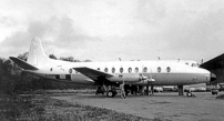 Vickers Viscount c/n 456 G-ASDV taken at Hurn April 1964.