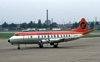 Painted in the Cambrian Airways 'Orange' livery.