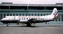 Photo of British World Airlines (BWA) Viscount G-AOYN