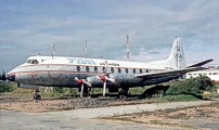 Stored at Eldorado International Airport, Bogotá, Colombia.