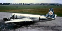 Painted in the KLM 'diagonal striped tail' livery.