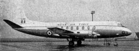 Photo of Viscount c/n 80 which was built for Indian Air Force as IU684