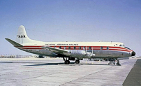 Photo of Alia - The Royal Jordanian Airlines Viscount JY-ADB