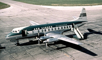 Painted in the Aer Lingus 'Green top white tail Viscount' livery.