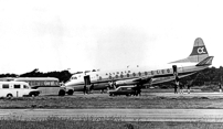 Damaged during a landing at Guernsey Airport, Channel Islands.