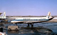 United Air Lines Viscount c/n 104 N7406
