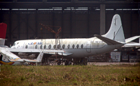 Global Airways Viscount c/n 382 9Q-CON taken 2 March 2008.