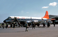 TAA 'orange tail' Jetline livery'.