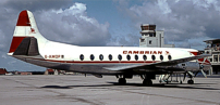 Painted in the Cambrian Airways 'White Cabin' livery.