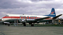 Painted in the Cambrian Airways 'British Air Services' livery.