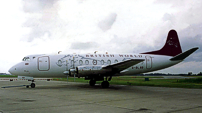 Photo of British World Airlines (BWA) Viscount G-BLNB