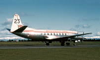 G-AMAV c/n 3. Note the snow covered Southern Alps.