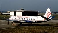 Photo of British World Airlines (BWA) Viscount G-AOHM