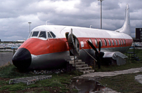 Fuselage transferred from British Airways (BA) for use as a gift shop.