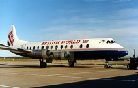 Photo of British World Airlines (BWA) Viscount G-CSZB