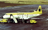 Painted in the Northeast Airlines 'yellow' livery.
