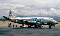 2nd version of the Aerolineas TAO Viscount livery.
