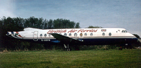 Noted stored at Southend Airport, Rochford, Essex, England.