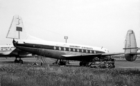 Damaged beyond repair after a heavy landing at Rhein-Main Airport, Frankfurt, West Germany at 17:48 after a flight from Tempelhof Airport, Berlin, West Germany.