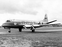 Fuselage to Erecting Shop 'E' at Weybridge Airfield, Surrey, England.