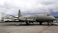 Painted in grey anti-missile livery after the SAM-7 attack on Viscount VP-YND (C/N 101).