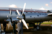 The paintwork on the propellers suffered from being outside with bare metal beginning to show through.