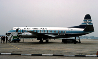 Operated a special charter with 'Rye Airlines' titles applied to the British Midland Airways (BMA) livery.