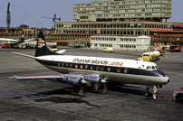 Painted in the BEA ‘Flying Union Jack‘ livery with ‘Channel Islands‘ titles.