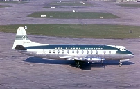 Painted in the Aer Lingus 'Green Top White Tail Viscount' livery.