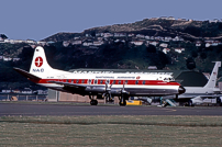 Painted in the final New Zealand National Airways Corporation (NAC) Viscount livery.