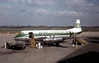 Painted in the Aer Lingus 'green cheatline' livery.