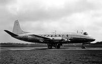 First flight from Hurn Airport, Bournemouth, Hampshire, England.