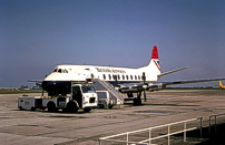 Operated the last Viscount service from Heathrow Airport, London, England to Guernsey Airport, Channel Islands.