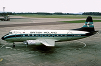 Painted in the British Midland Airways (BMA) 'Second Viscount' livery.