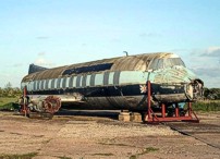 Photo of Teesside International Airport Fire Service Viscount G-AZNC