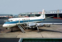 Photo of United Air Lines Viscount N7425
