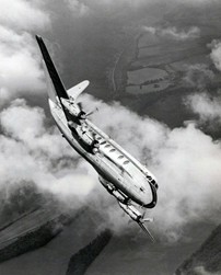 Exhibited at the 1956 SBAC air show at Farnborough Airfield, Hampshire, England.