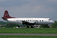 Photo of British World Airlines (BWA) Viscount G-BFZL