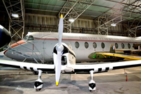 Placed inside the restoration hangar at the Museum of Flight, East Fortune Airfield, Scotland.