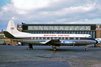 Photo of British United Airways (BUA) Viscount G-APTB c/n 424