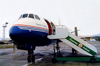 Photo of British Air Ferries (BAF) Viscount G-AOYL c/n 261 March 1985