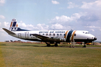 G-AVJB in storage at East Midlands Airport