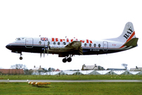 Painted in the British Air Ferries (BAF) 'British' livery.