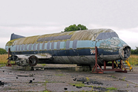 Photo of Tees Valley Airport Fire Service Viscount G-AZNC