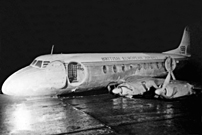 G-AMOM crash landed at Kastrup Airport, Copenhagen, Denmark.